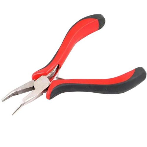 Hair Extensions Plier for Micro and Nano Ring Black and Red