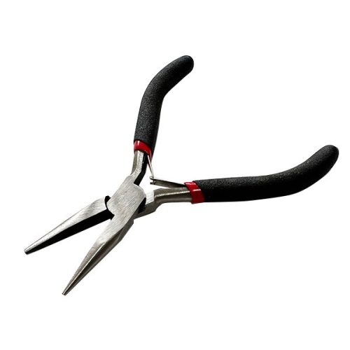 Hair Extensions Plier Black-Red Handle for Micro-Nano Ring  