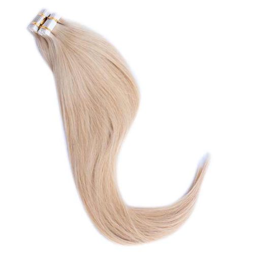 TAPE IN Hair Extension Bleach Blonde 55cm Color 613